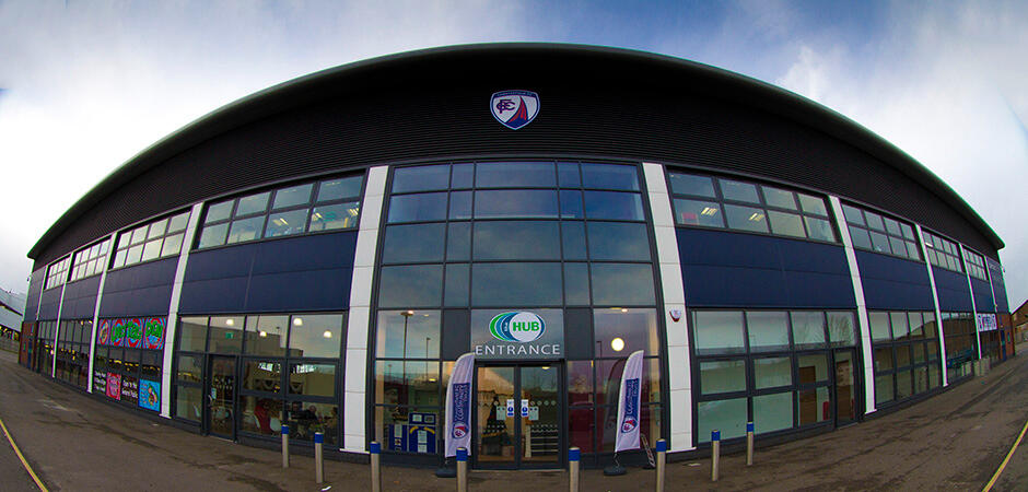 The Hub entrance The Hub entrance